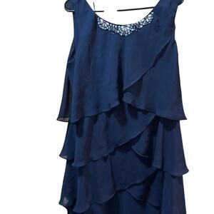 SLNY ruffle dress size 16